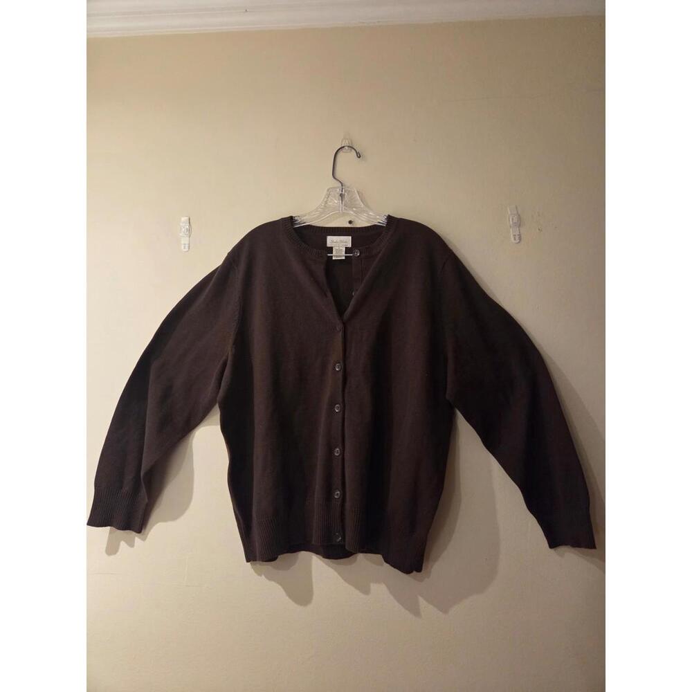 Studio Works Women's Brown Sweater 2X